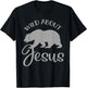 Wild About Jesus Shirt VBS Christian Religious Gift Bear T-Shirt - T-Shirt | Black