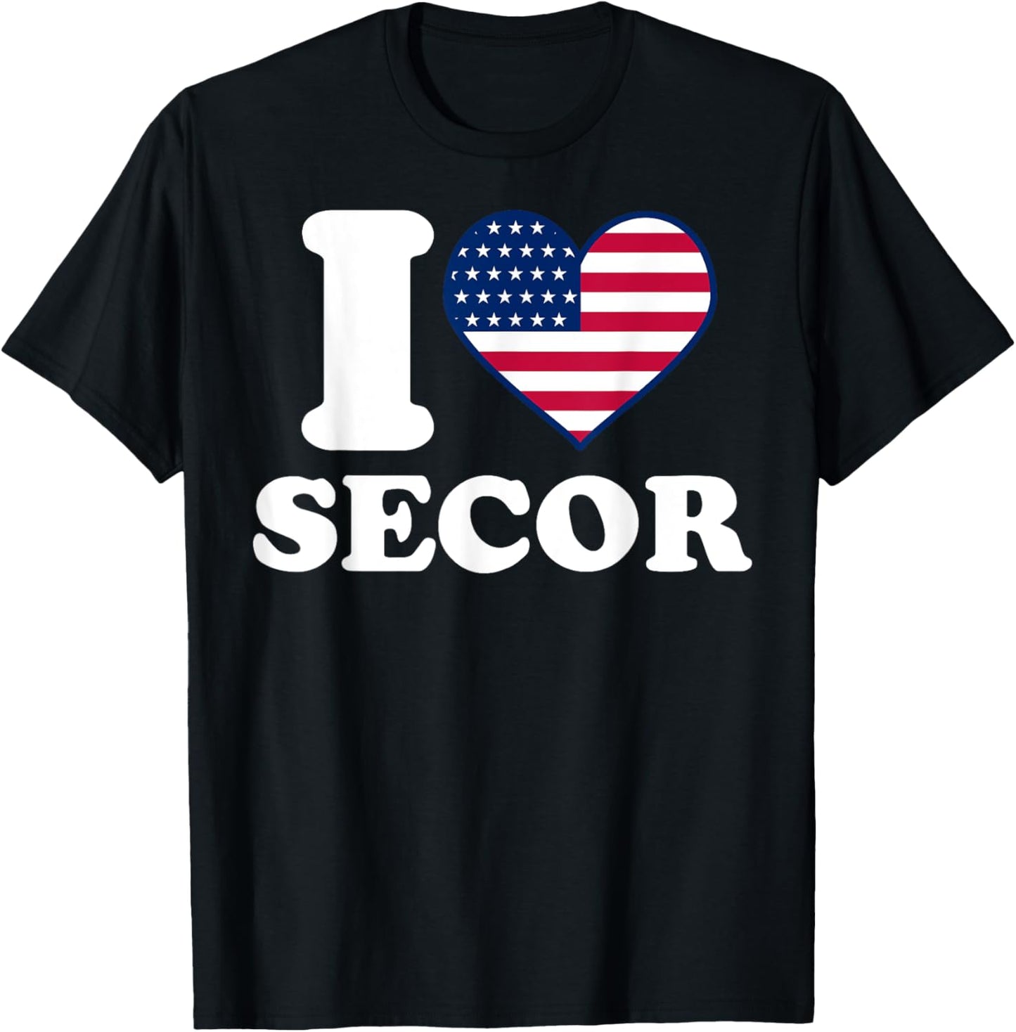 I love Secor I heart Secor T-Shirt - T-Shirt | Black