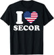 I love Secor I heart Secor T-Shirt - T-Shirt | Black
