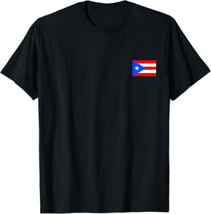State Puerto Rico Flag Cool PR Boricua Flags Gift Women Men T-Shirt - T-Shirt | Black