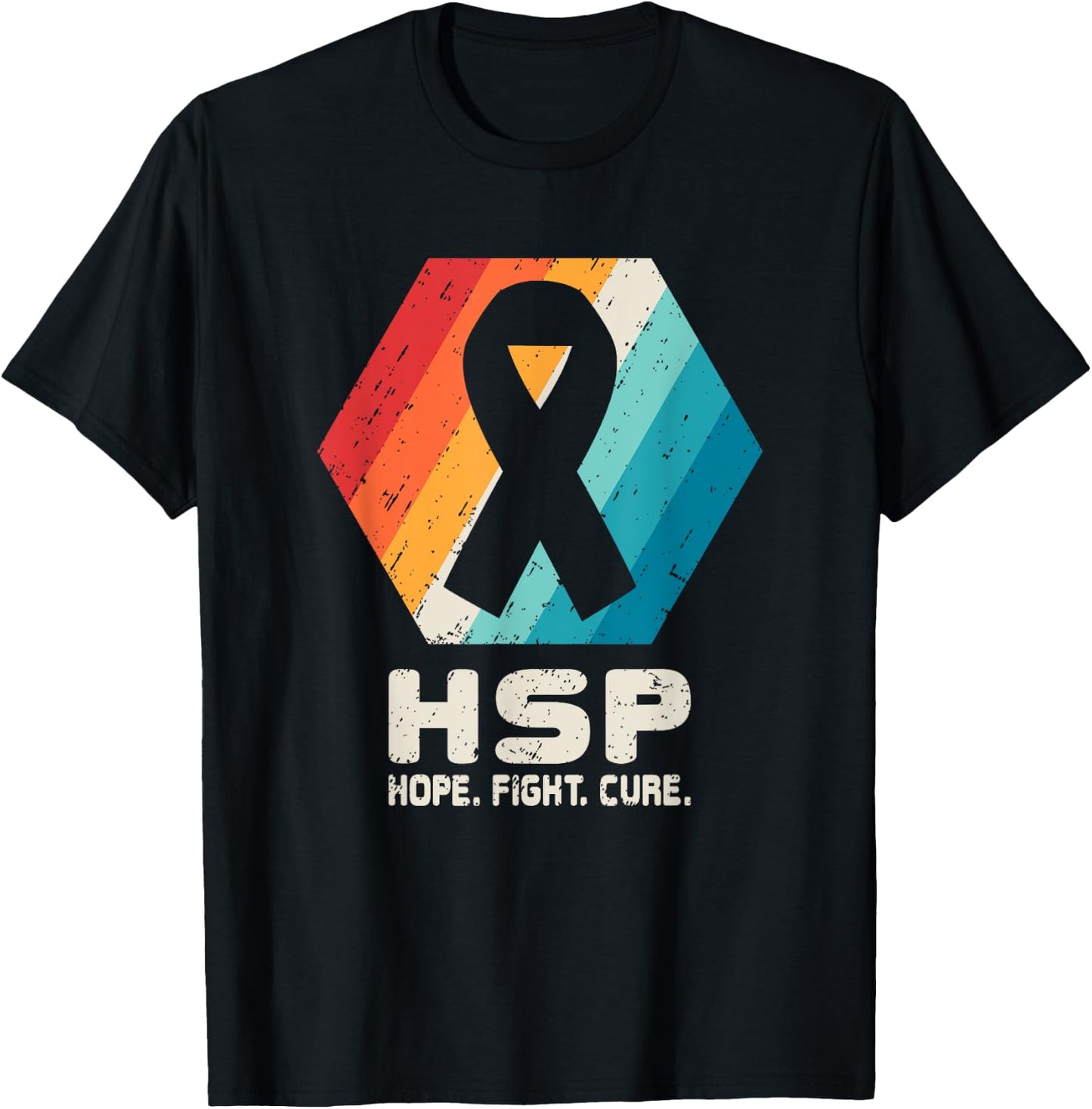 Hereditary Spastic Paraparesis T Shirt HSP Awareness Gift T-Shirt - T-Shirt | Black