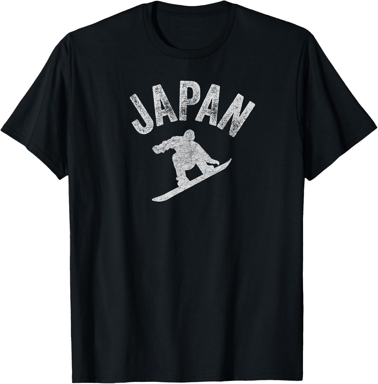 Japan Snowboard Cool Winter Snowboarder Japanese Snow Pro T-Shirt - T-Shirt | Black