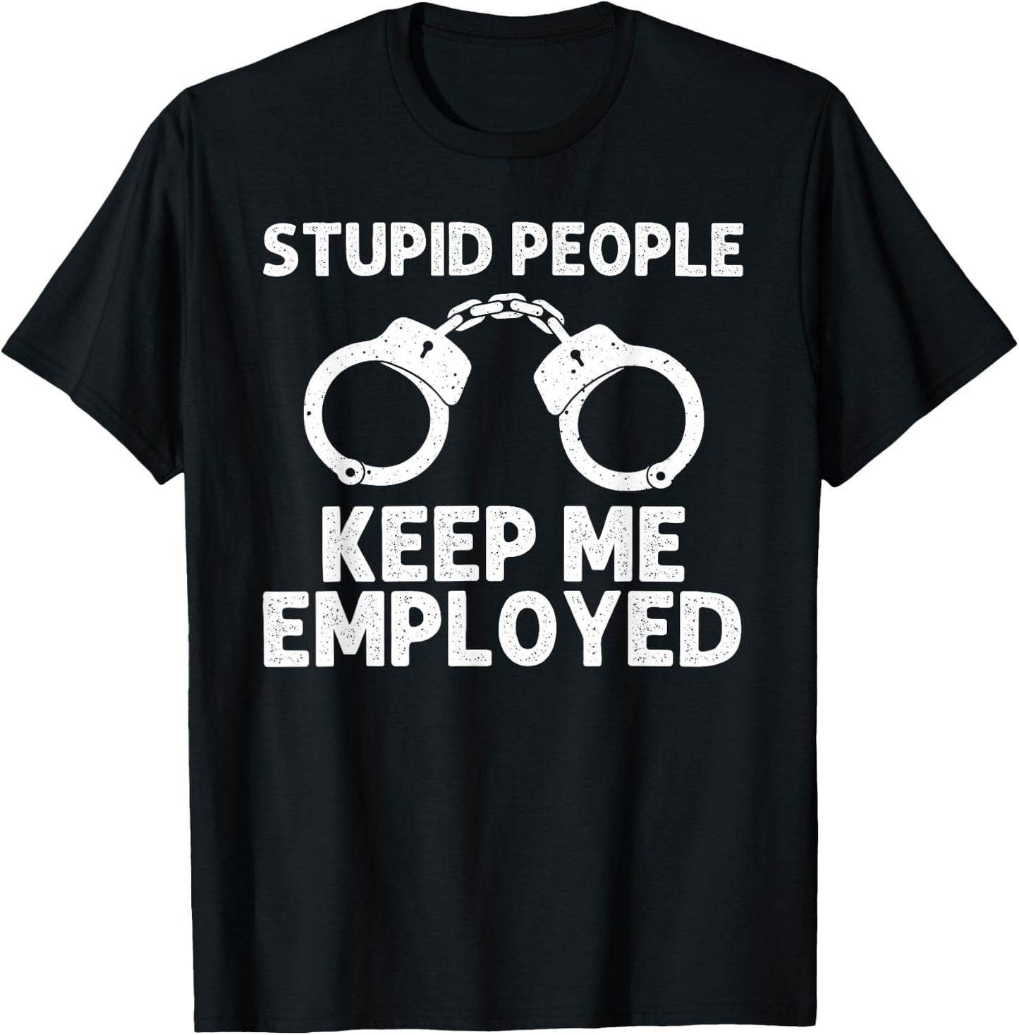 Funny Cop Design Women Police Officer Policeman Cop T-Shirt - T-Shirt | Black