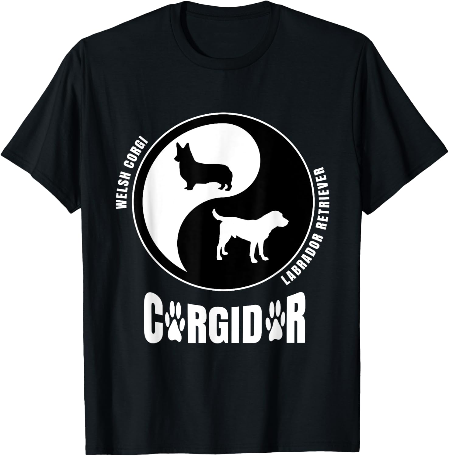 Corgidor Dog Lovers Shirt | Breeders Gift | Pet Corgidor Men Women Girls Kids T-Shirt - T-Shirt | Black