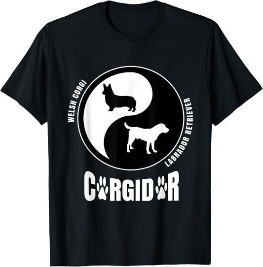 Corgidor Dog Lovers Shirt | Breeders Gift | Pet Corgidor Men Women Girls Kids T-Shirt - T-Shirt | Black