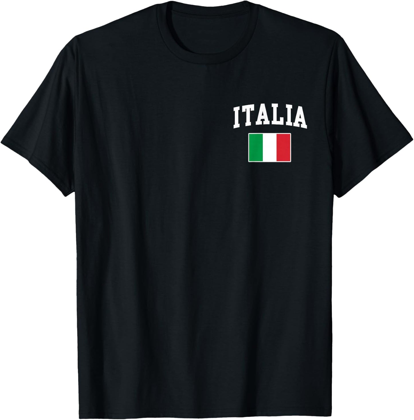 Italia Flag Italy Italian Italiano Family Men Women T-Shirt - T-Shirt | Black