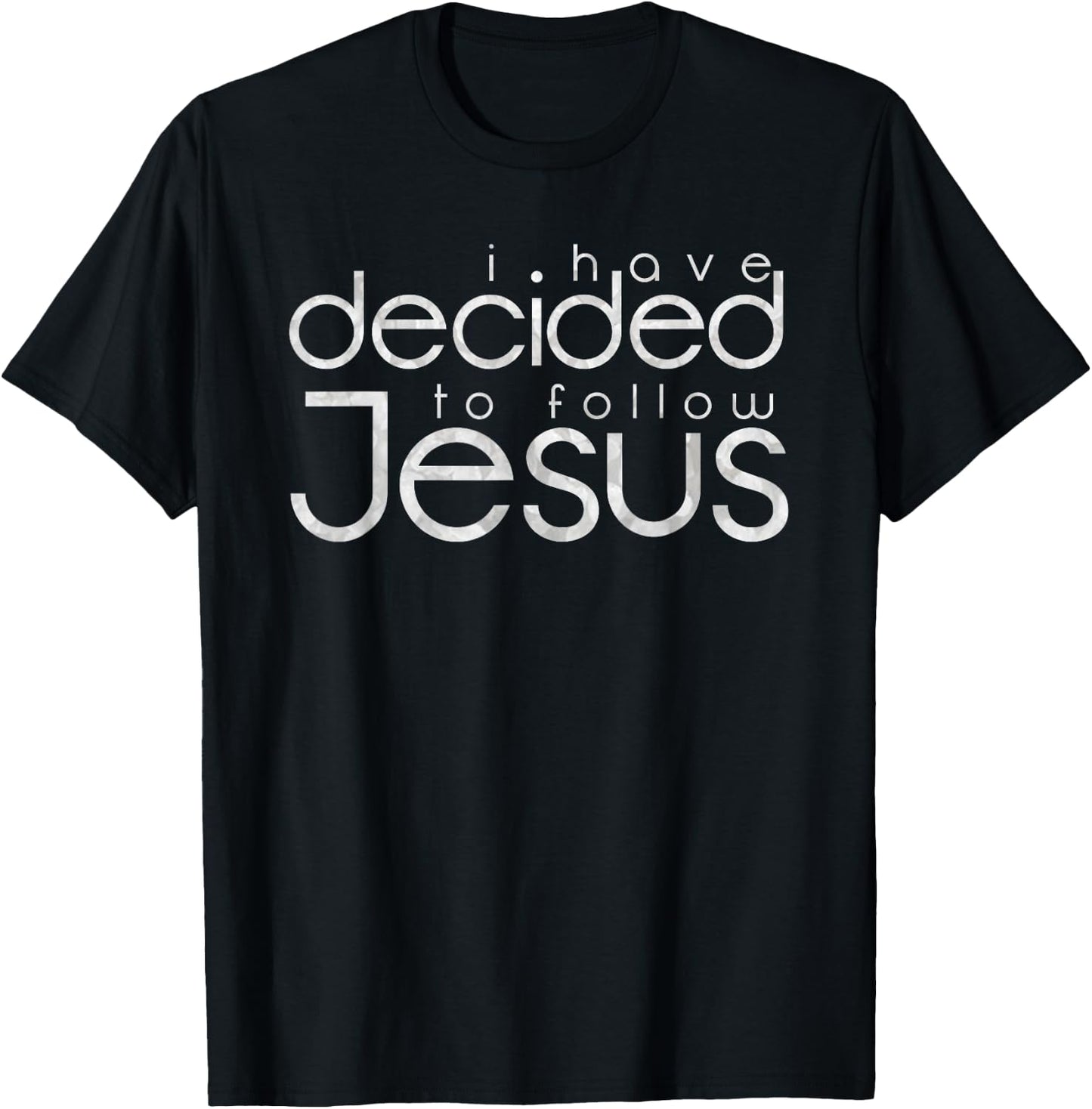 Baptism I have decided to follow Jesus T-Shirt - T-Shirt | Black