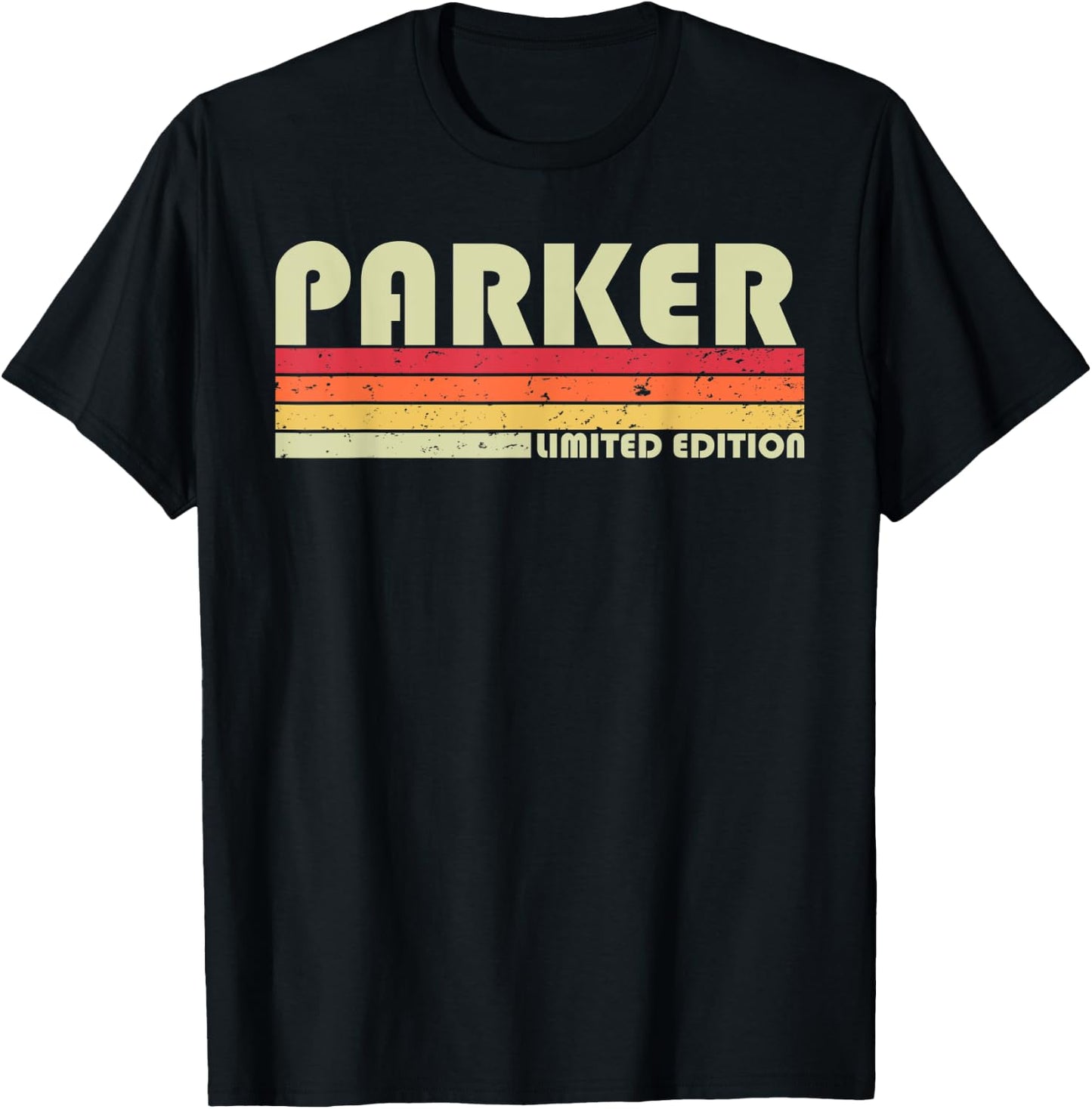 PARKER Gift Name Personalized Funny Retro Vintage Birthday T-Shirt - T-Shirt | Black