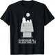 Peanuts Happiness Is Sleeping In Snoopy T-Shirt - T-Shirt | Black
