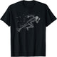 Sprinter Track and Field Runner Running Marathon T-Shirt - T-Shirt | Black