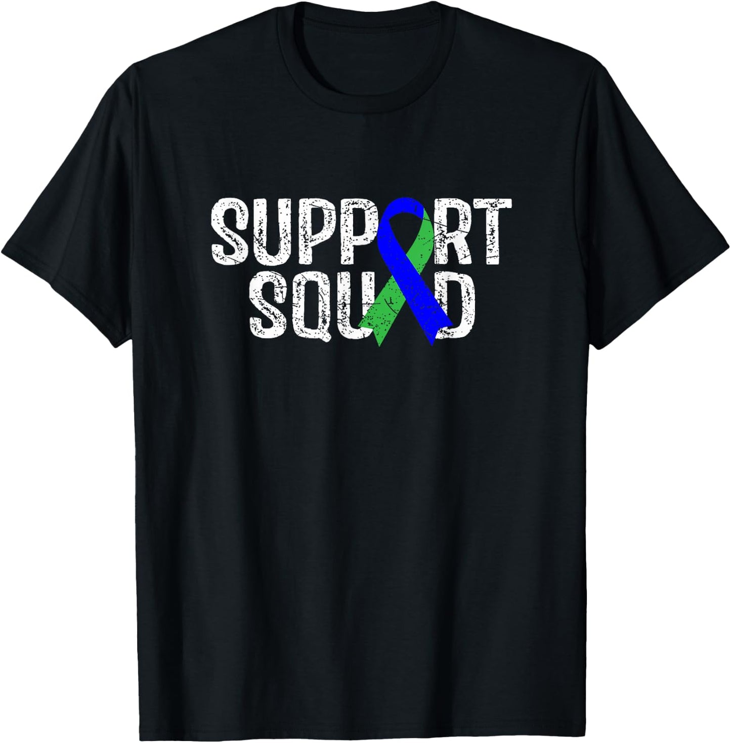 Support Squad ADL Adrenoleukodystrophy Awareness T-Shirt - T-Shirt | Black