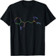 Blood Group DMT Molecule Ayahuasca DMT Molecule Structural Formula T-Shirt - T-Shirt | Black