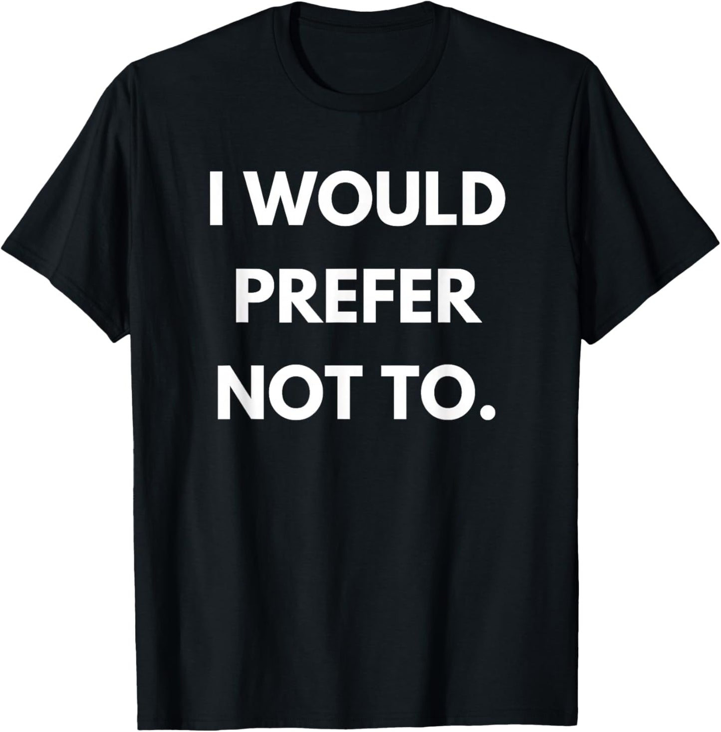 Ich würde es vorziehen, nicht Philosophielehrer Slavoj Zizek Gift T-Shirt - T-Shirt | Black