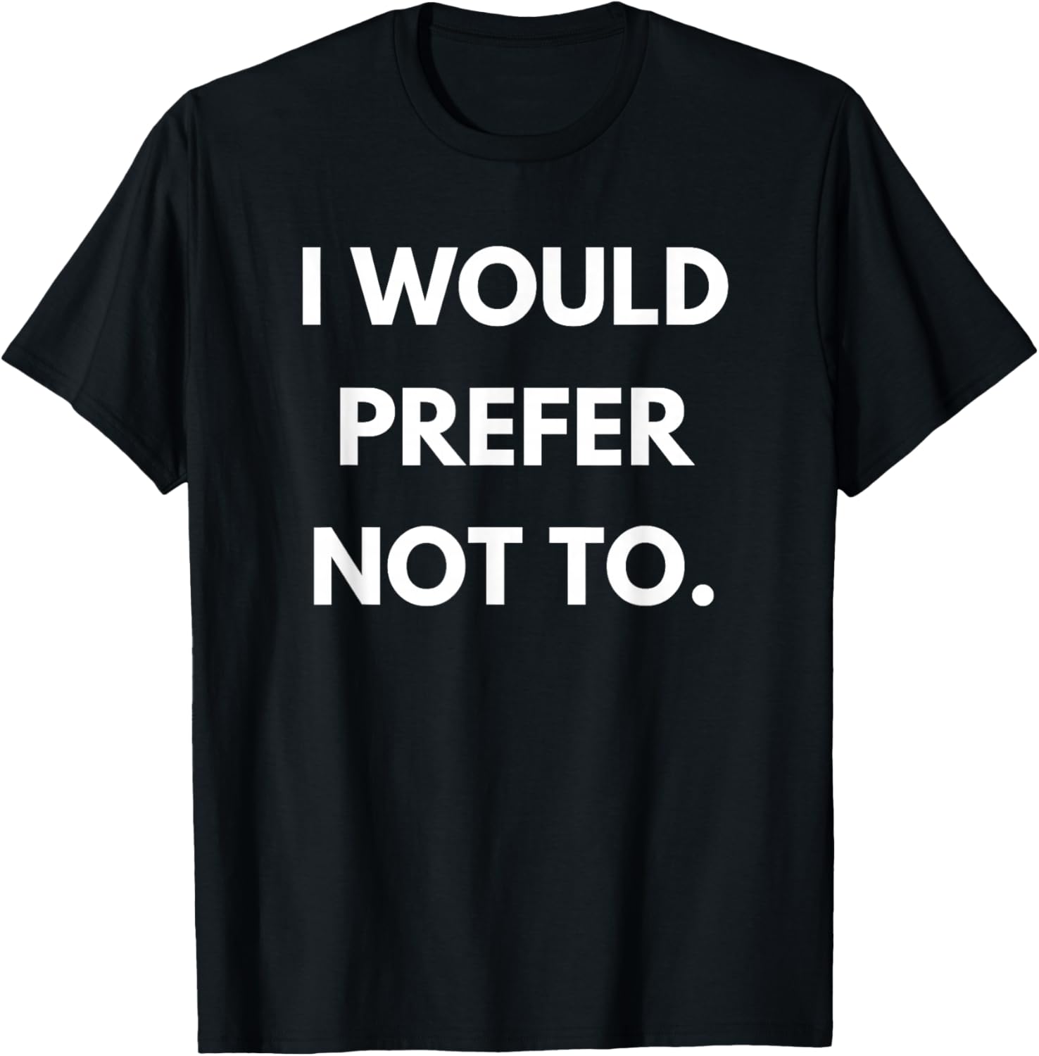 Ich würde es vorziehen, nicht Philosophielehrer Slavoj Zizek Gift T-Shirt - T-Shirt | Black