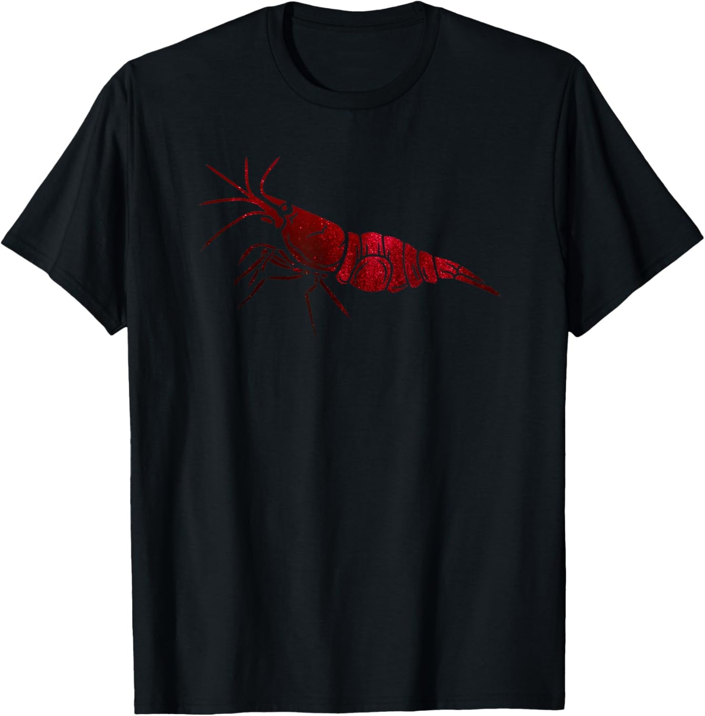 Dwarf Cherry Shrimp Neocaridina Aquarium Shrimp Keeper T-Shirt - T-Shirt | Black