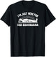 I'm Just Here for the Shavasana Yoga Humor T-Shirt - T-Shirt | Black