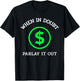 When In Doubt Parlay It Out Funny Sports Betting Gambling T-Shirt - T-Shirt | Black