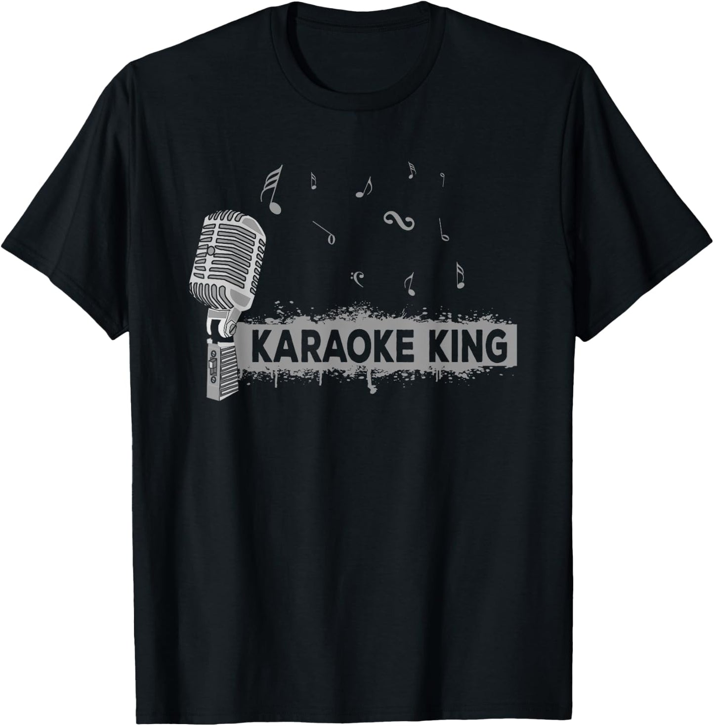 Karaoke King Love Karaoke Shirt T-Shirt - T-Shirt | Black