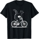 Funny Cycling Animal Lover Squirrel On A Bike Gift Men Women T-Shirt - T-Shirt | Black