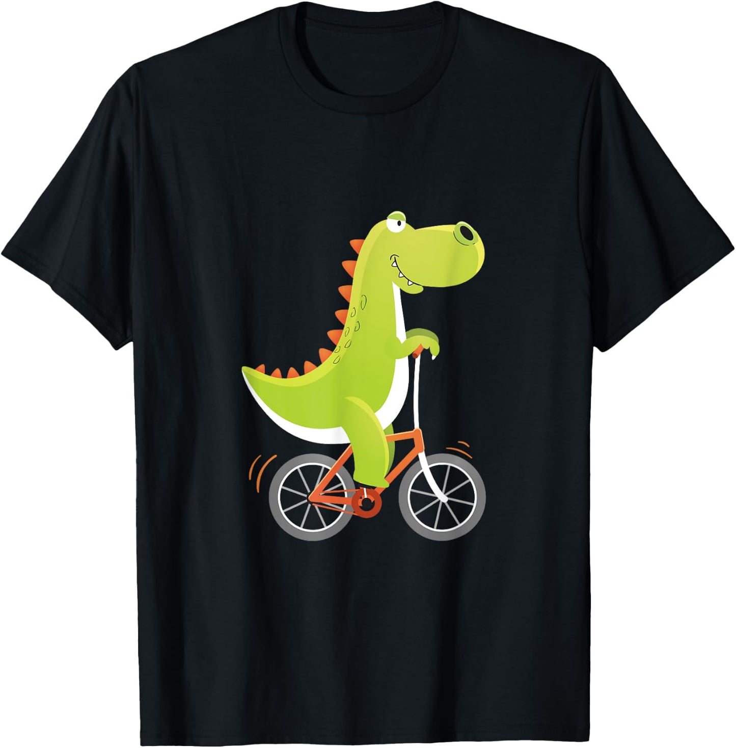 Sportlich Ses Tier Bike Biking Biken Radfahren Dinosaur Dino Bicycle Driving Cyclist Cycling Gift T-Shirt - T-Shirt | Black