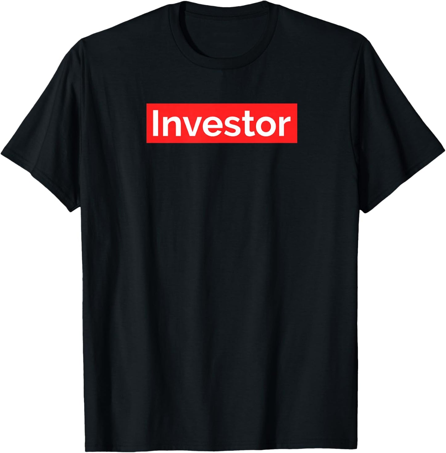 Investor Entrepreneur Hustle CEO Real Estate Iconic Logo T-Shirt - T-Shirt | Black