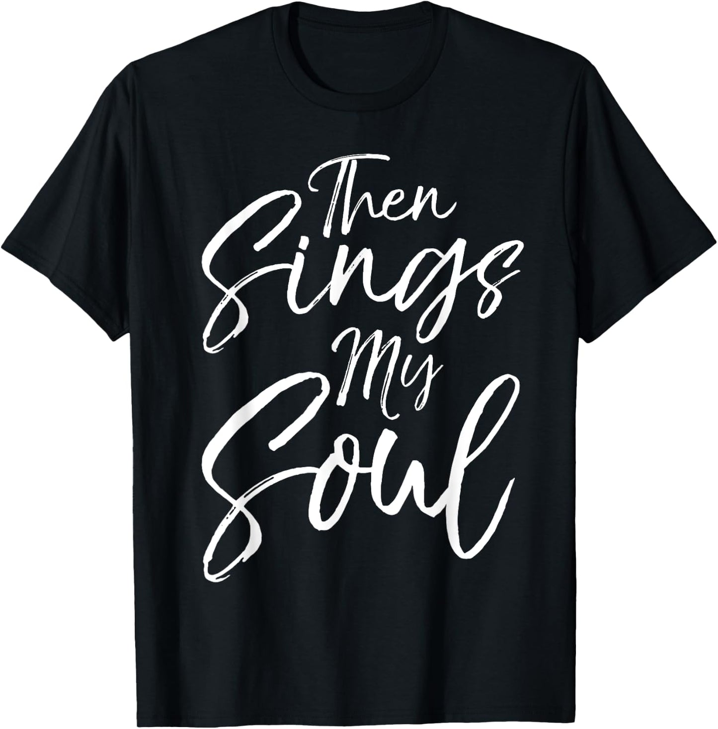 How Great Thou Art Hymn Lyric Music Cute Then Sings My Soul T-Shirt - T-Shirt | Black