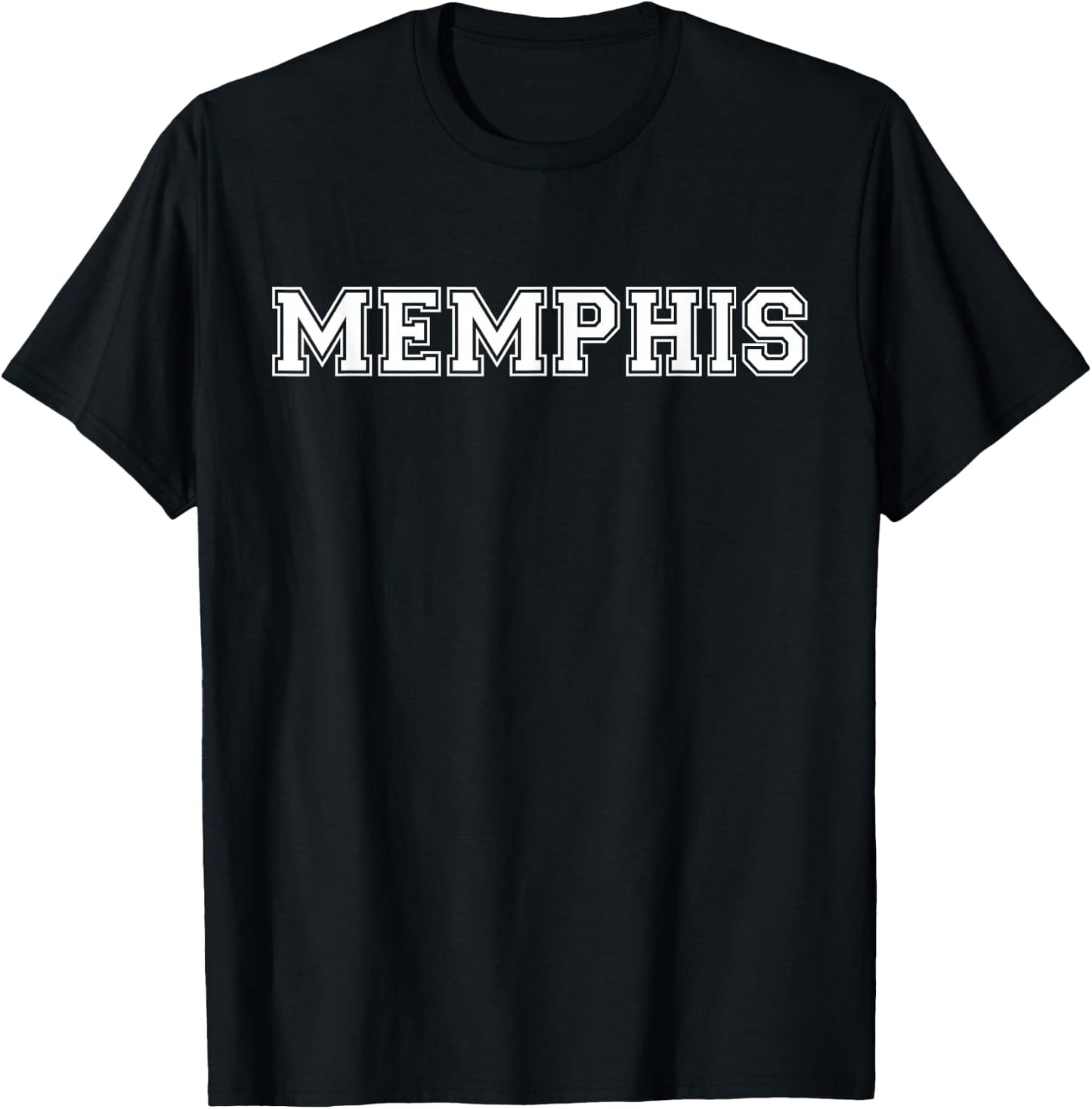 College University style Memphis Tennessee Sport Team Gift T-Shirt - T-Shirt | Black