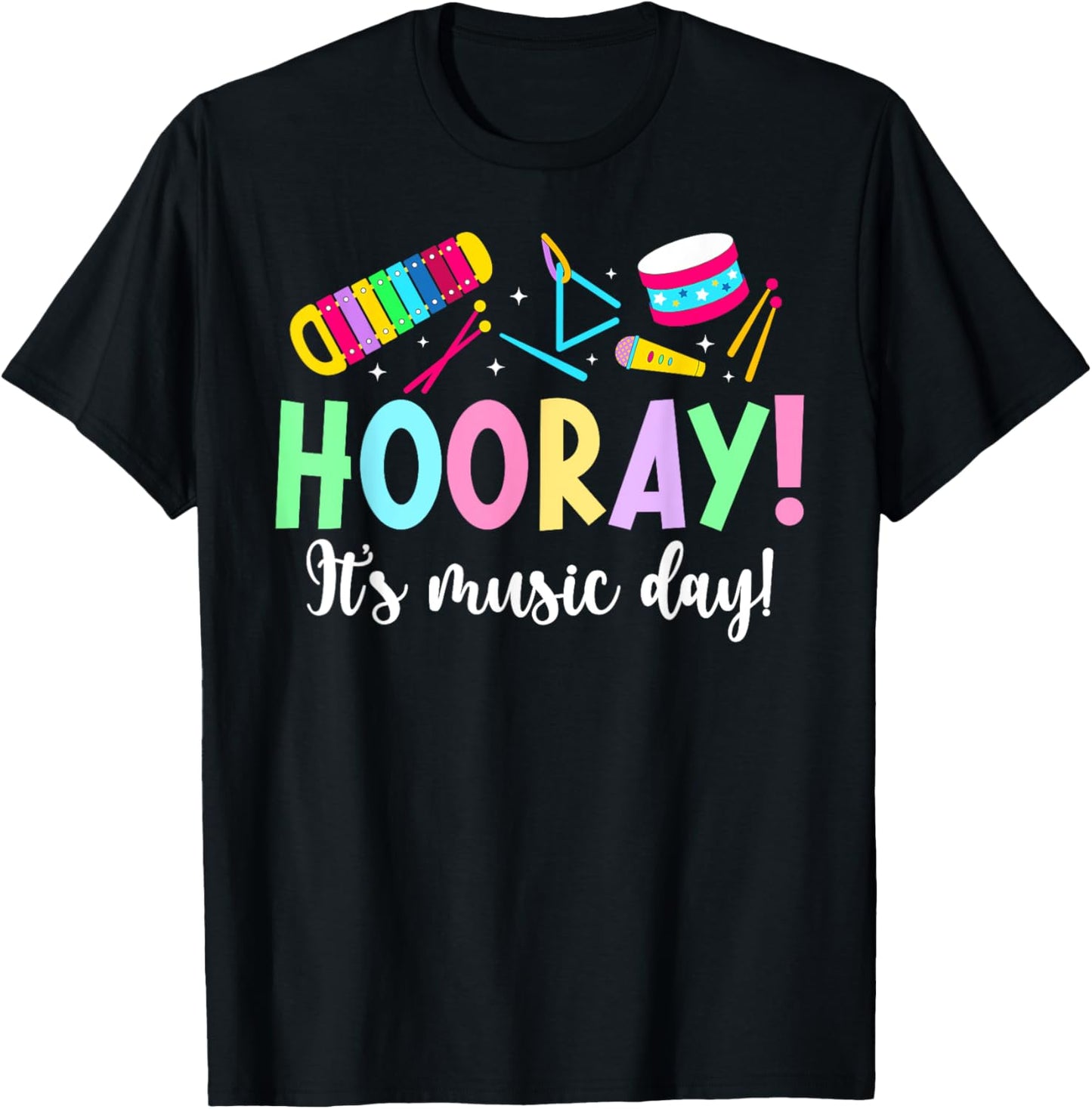 It's Music Day Music Teacher Music Teaching T-Shirt - T-Shirt | Black