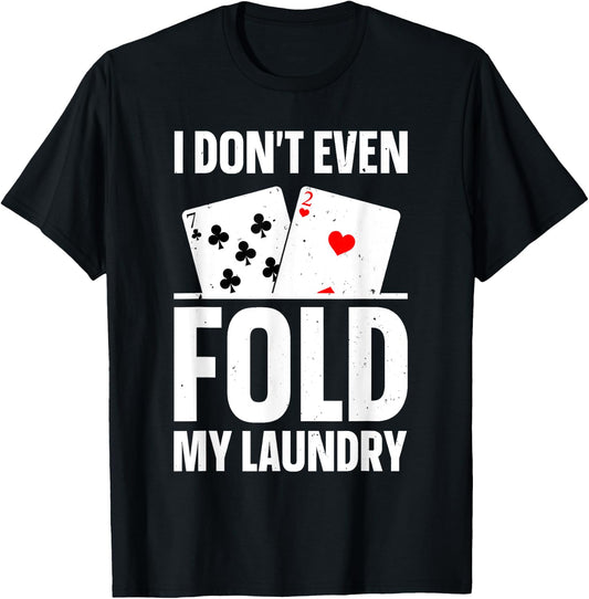 Funny Poker Design Women Poker Player Poker Lover T-Shirt - T-Shirt | Black