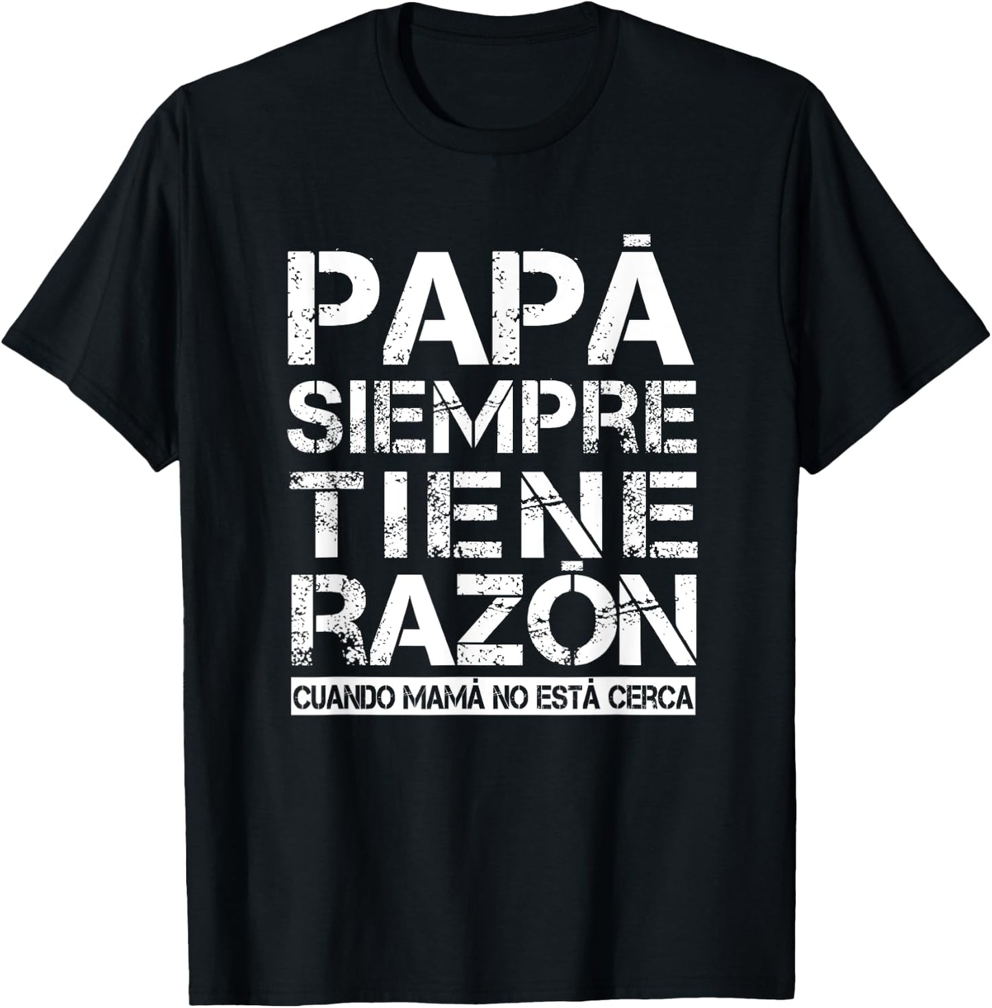 Spanish father gift Father's Day birthday Christmas T-Shirt - T-Shirt | Black