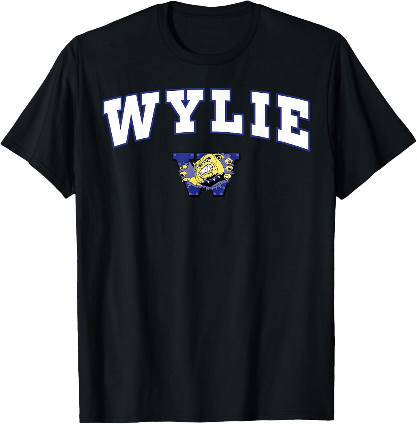 Wylie High School Bulldogs C2 T-Shirt - T-Shirt | Black