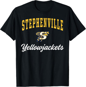 Stephenville High School Yellowjackets C3 T-Shirt - T-Shirt | Black