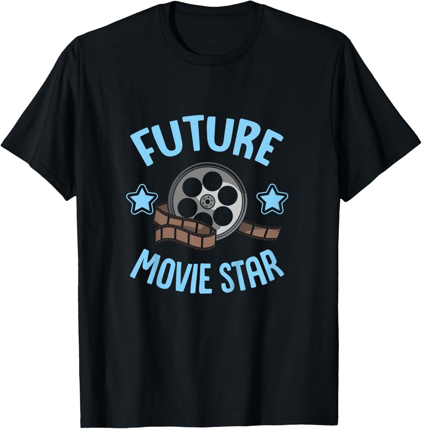 Future Movie Star Cinema Theater Actor Actress Kids T-Shirt - T-Shirt | Black