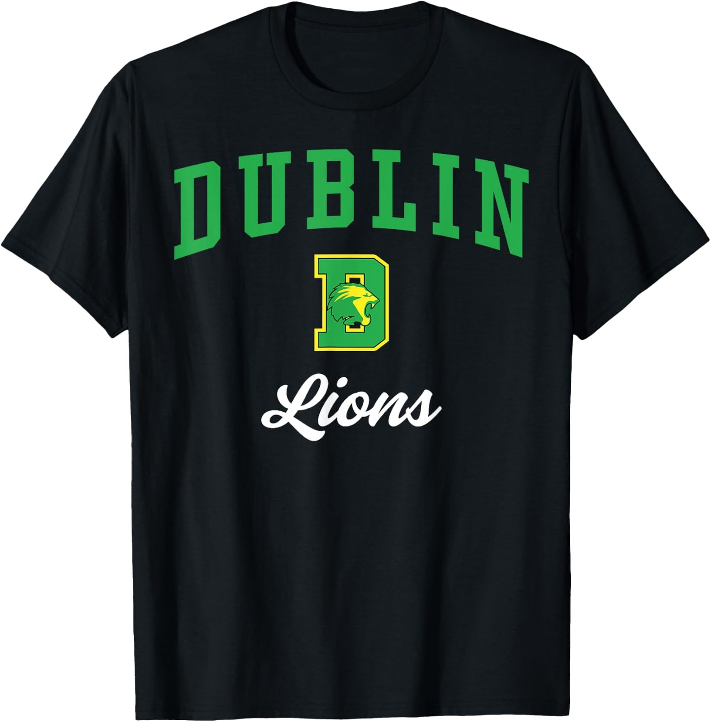 Dublin High School Lions C3 T-Shirt - T-Shirt | Black