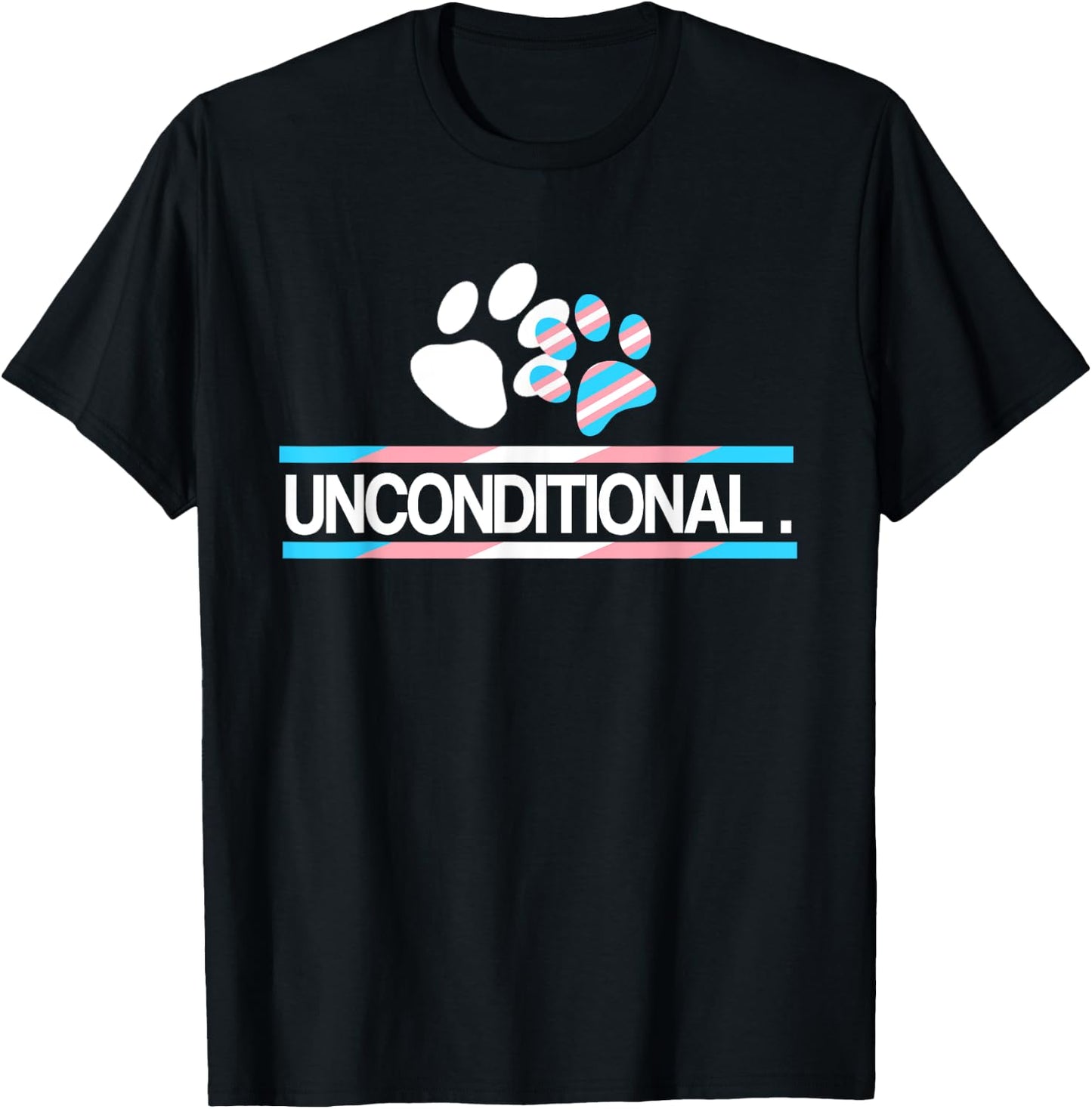 Transgender Unconditional Love For Your Child Parent & Ally T-Shirt - T-Shirt | Black