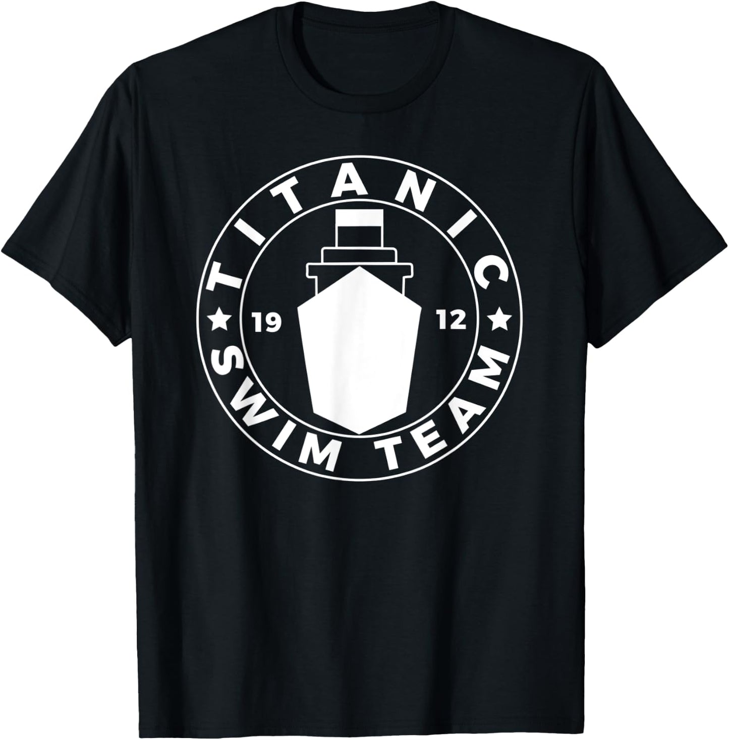 Titanic Swim Team Cruise Ship Atlantic Voyage Ocean Queen T-Shirt - T-Shirt | Black