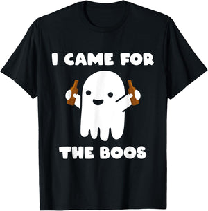 I Came For The Boos Ghost Humour Funny Halloween Costume T-Shirt - T-Shirt | Black