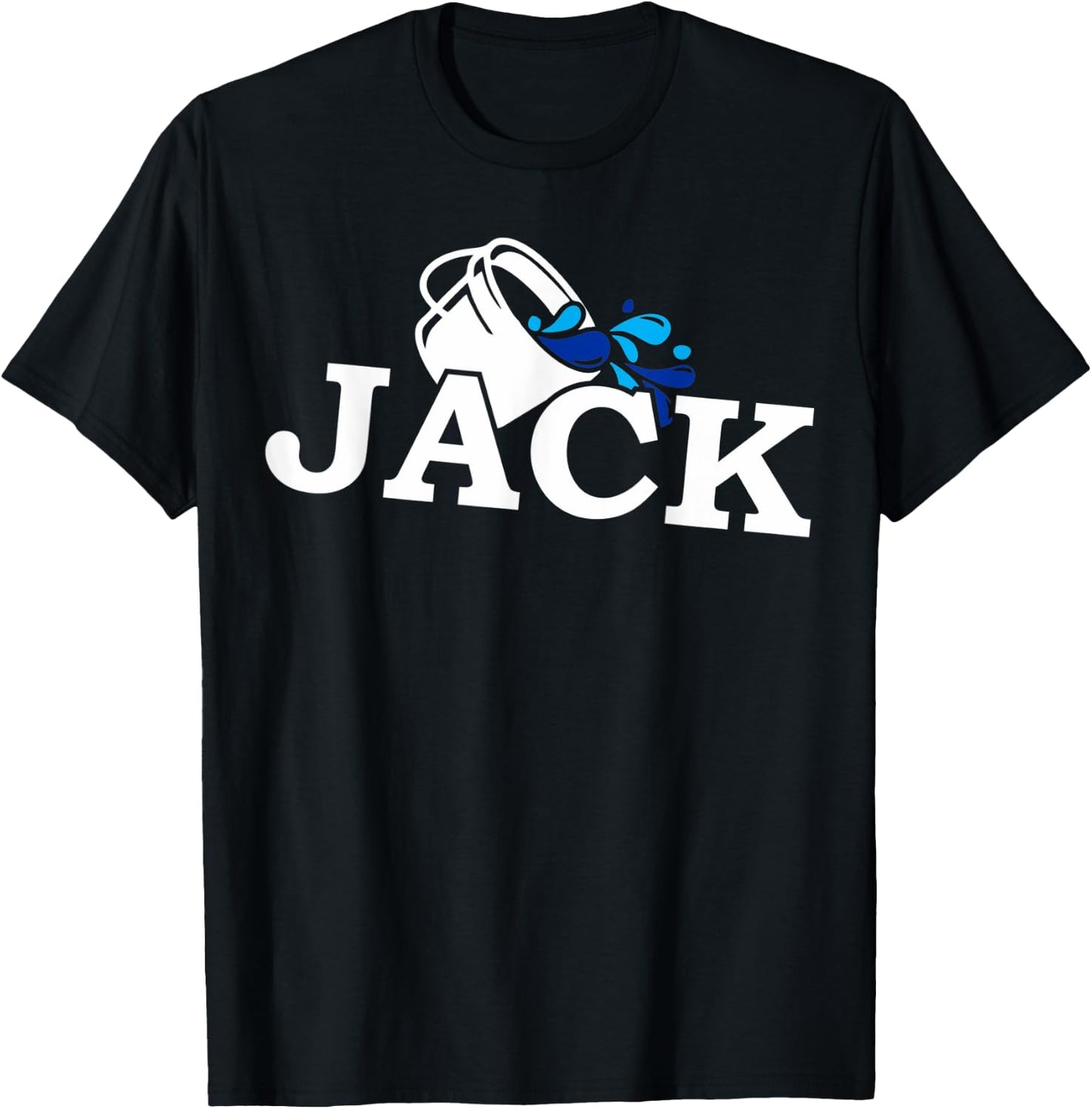 Jack Jill Matching Halloween costume for couples and adults T-Shirt - T-Shirt | Black