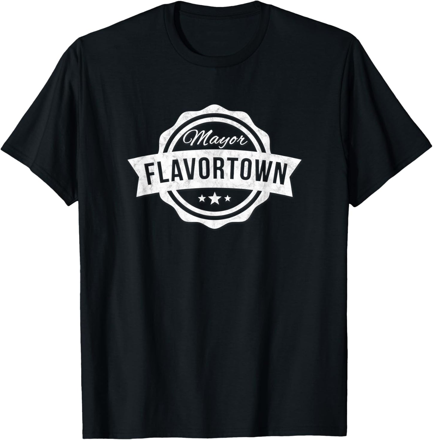 Mayor of Flavor Town - Funny Cooking Meme Chef T-Shirt - T-Shirt | Black