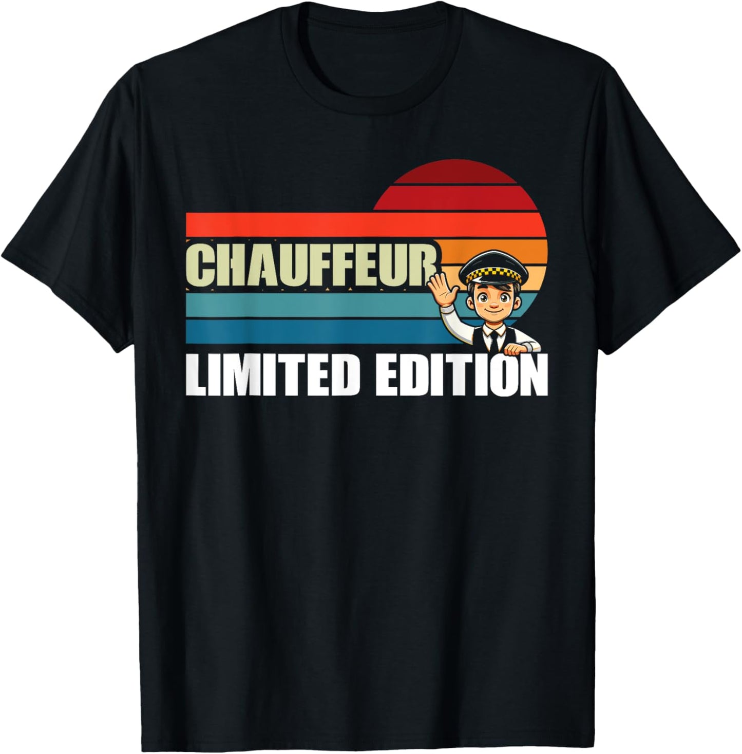CHAUFFEUR Funny Job Title Profession Birthday Worker Idea T-Shirt - T-Shirt | Black