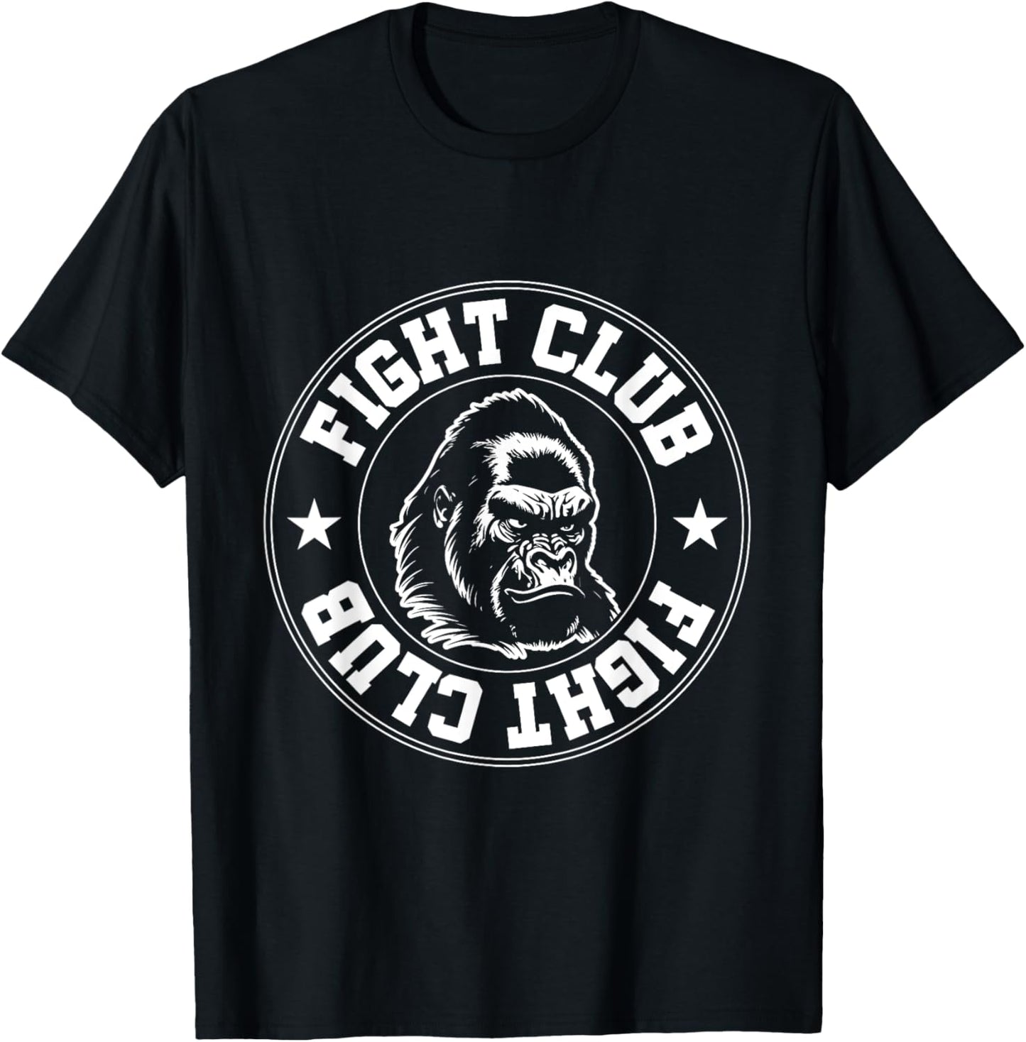 Gorilla Fight Club | Training Workout Gym Boxing MMA Fighter T-Shirt - T-Shirt | Black