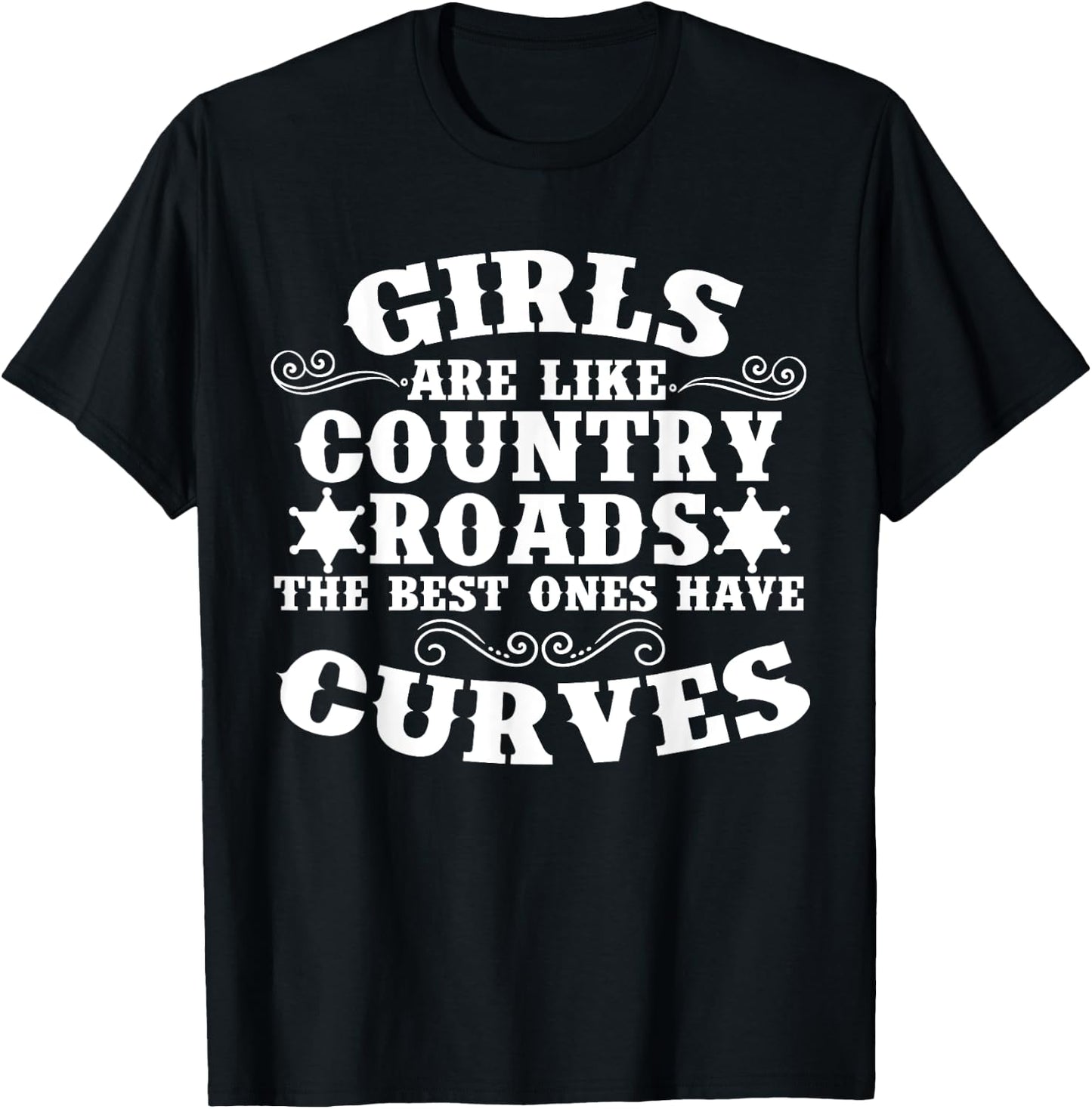 Funny Country Gift Girls Women Cool Western Cowgirl Farm T-Shirt - T-Shirt | Black