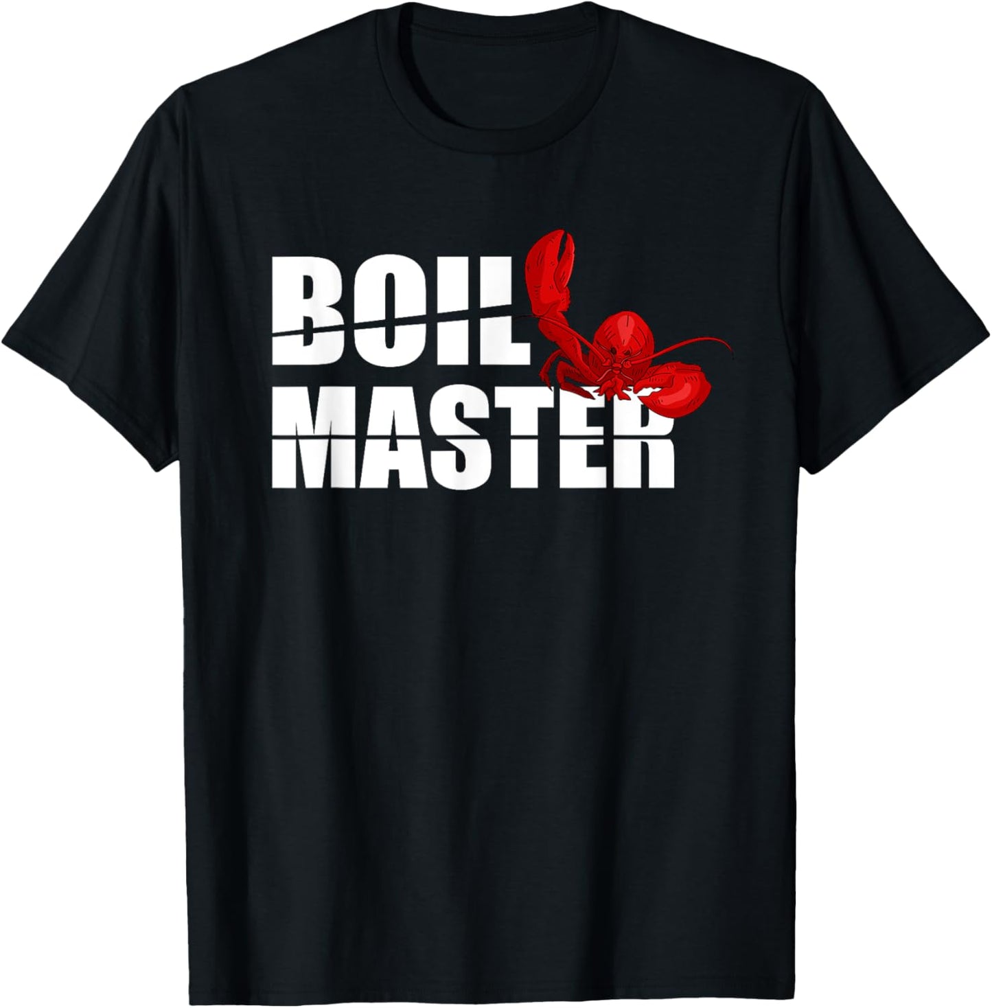 Crawfish Boil Master Funny Crayfish Party Crawfish King T-Shirt - T-Shirt | Black
