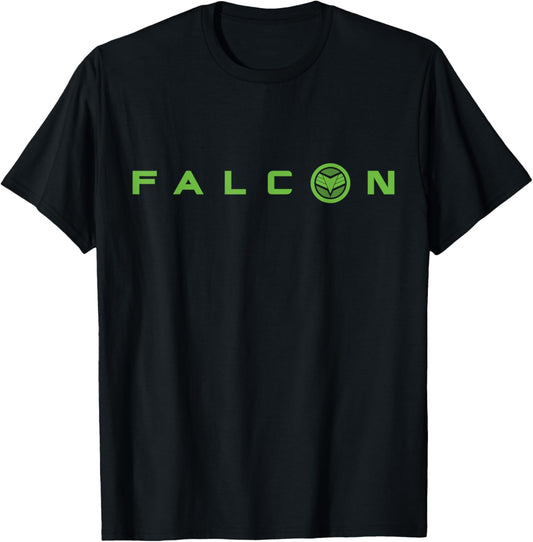Marvel Studios Captain America: Brave New World Falcon Logo T-Shirt - T-Shirt | Black
