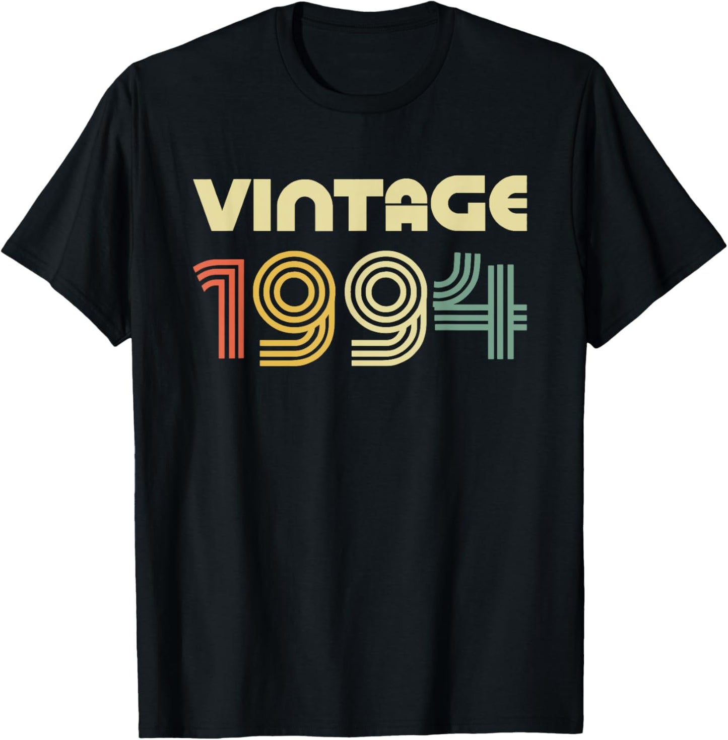 Vintage 1994 Shirt Men Women 31st Birthday T-Shirt - T-Shirt | Black