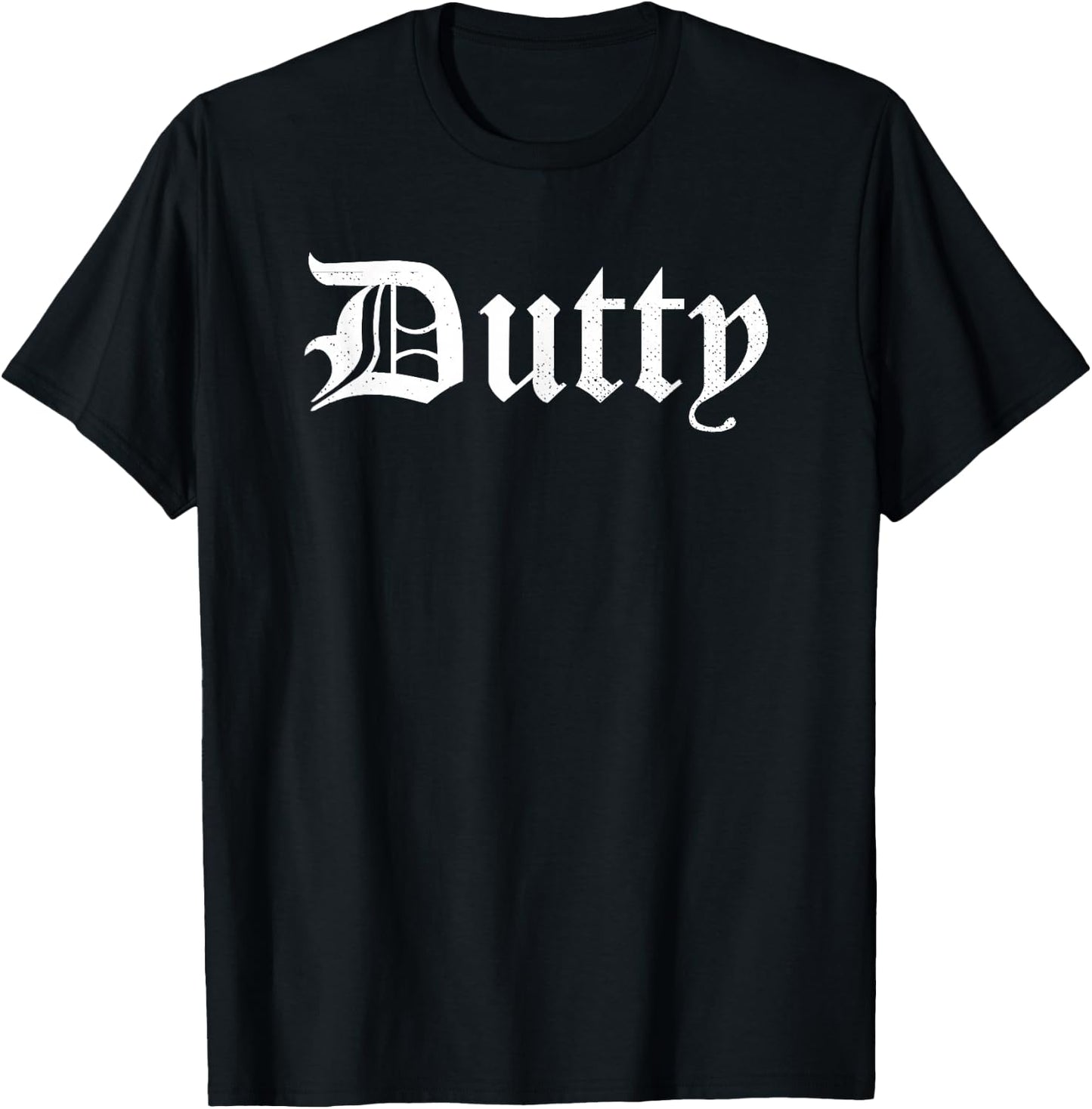 Dutty! Jamaican Dancehall Music Slang T-Shirt - T-Shirt | Black