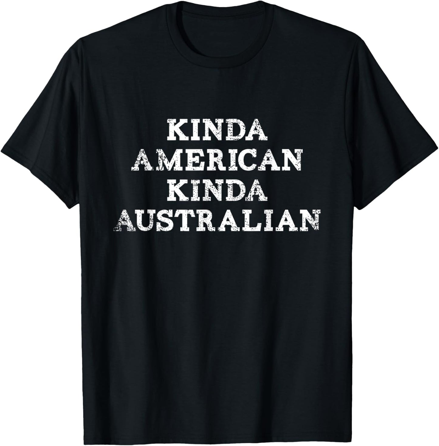 Australian American - Flag Straya Outback Sydney Melbourne T-Shirt - T-Shirt | Black
