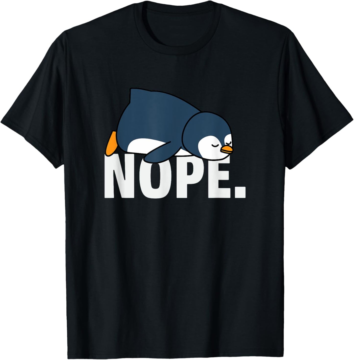 Funny Penguin Lover Men Women Kids Boys Girls Animal Penguin T-Shirt - T-Shirt | Black