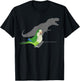 T-rex Green Monk Parakeet, Funny Birb memes Screaming Parrot T-Shirt - T-Shirt | Black