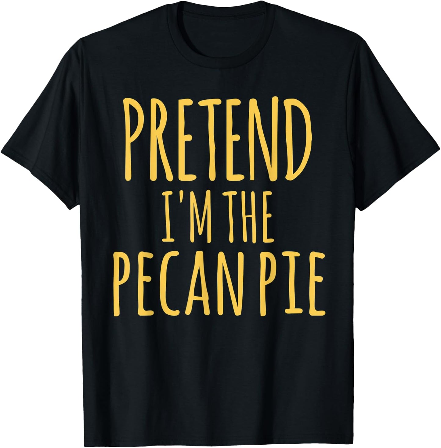 Thanksgiving Matching Family Pecan Pie Nutrition Costume T-Shirt - T-Shirt | Black